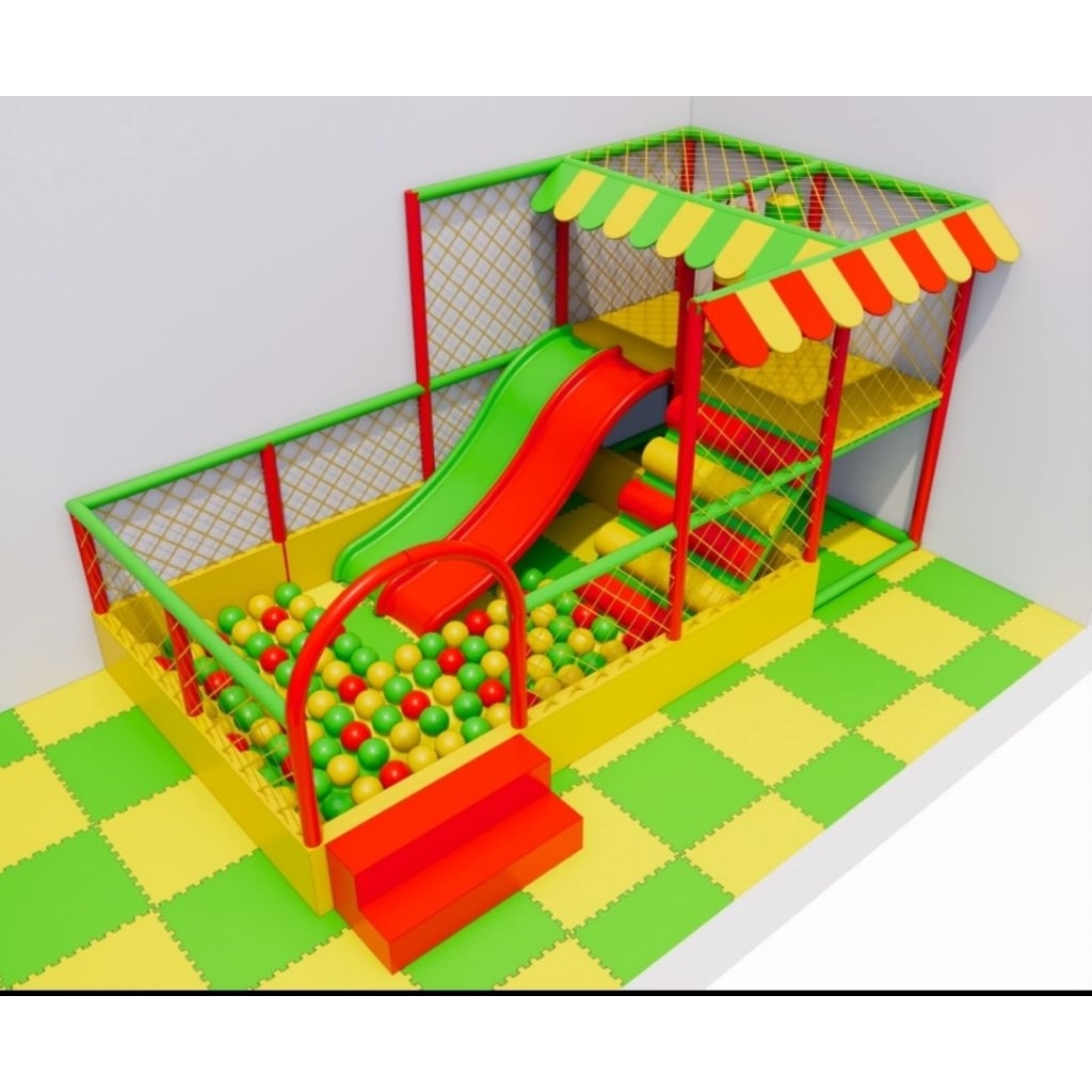 Playground minimalis odong odong murah mandi bola