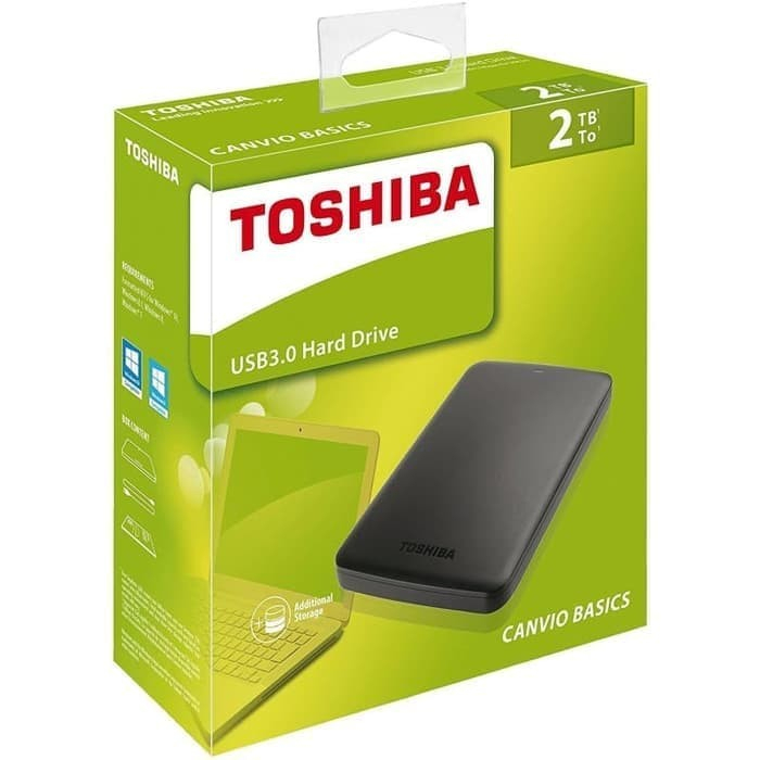 Hardisk External Toshiba 2TB / Hard Disk Eksternal 2 TB HDD Original