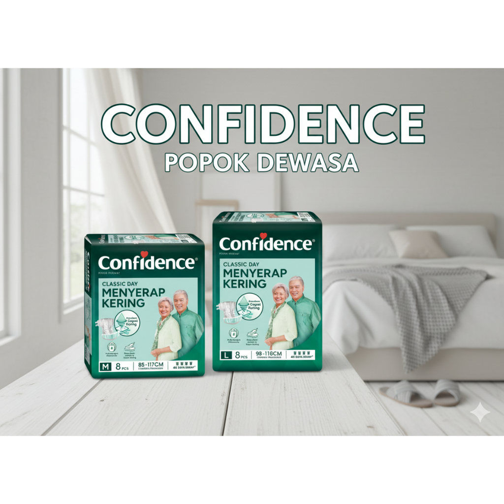 Confidence Popok Perekat Ukuran Dewasa