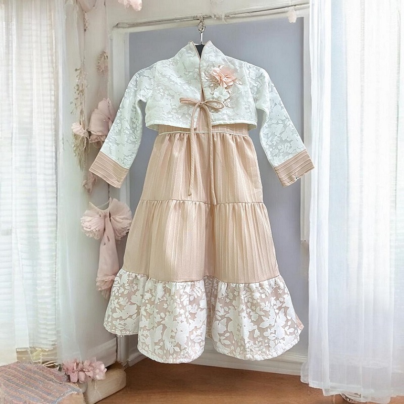 Princessa Flami Lady Sofia Dusty Pink Muslim Dress G1269