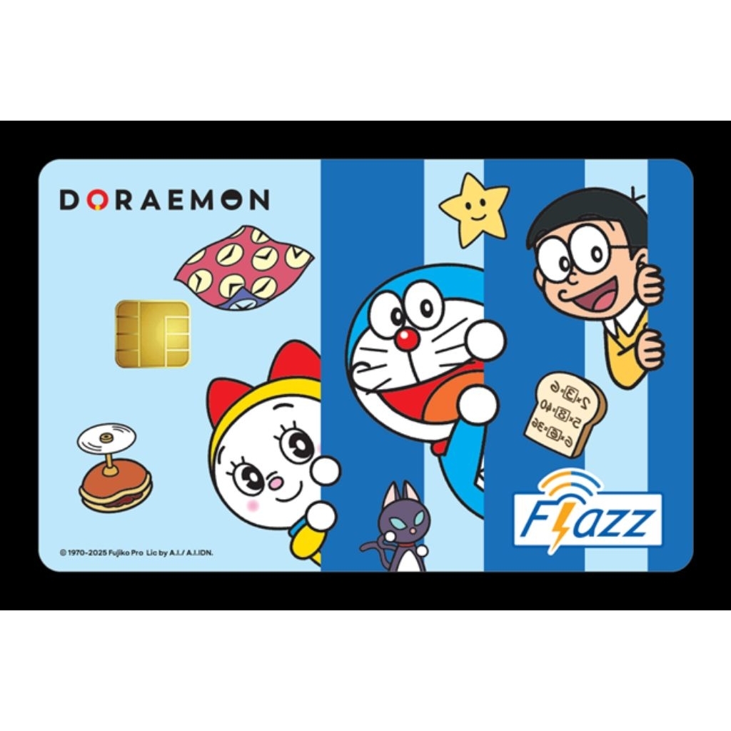 flazz gen 2 edisi Doraemon original