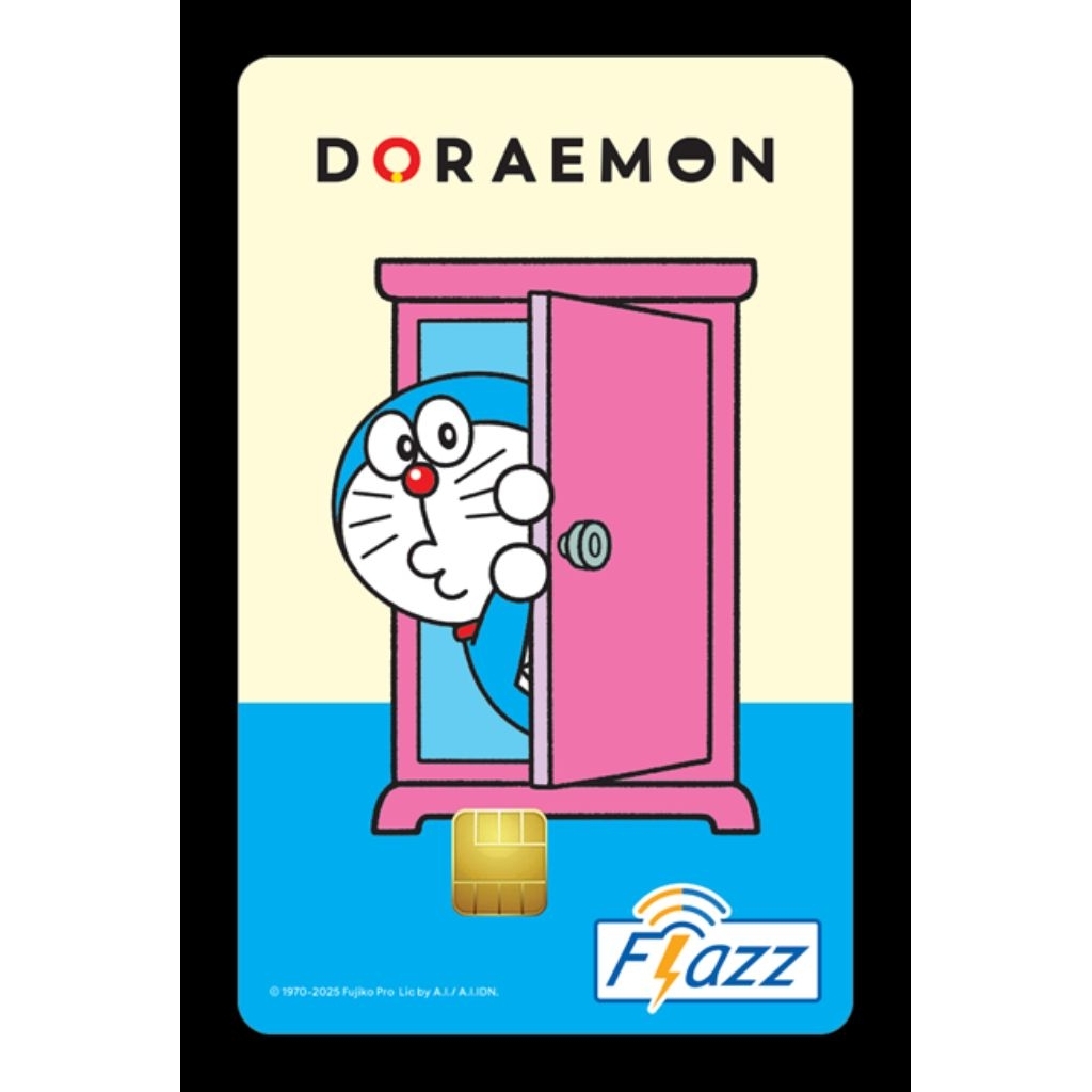 flazz gen 2 edisi Doraemon pink