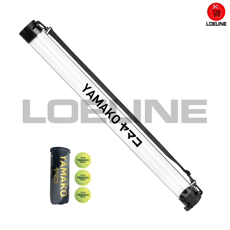 Yamako Padel Tennis Ball Picker Tube 15 Bola Collector Tabung Pengumpul Pengambil Bola Padel Tenis T