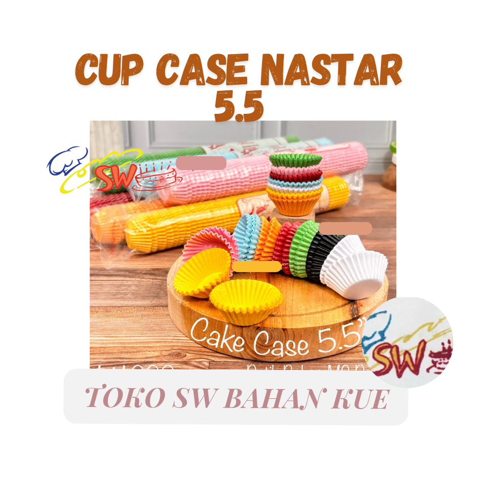 CUP NASTAR 5.5" /CUP CASE NASTAR/CAKE CASE ISI 100 PCS