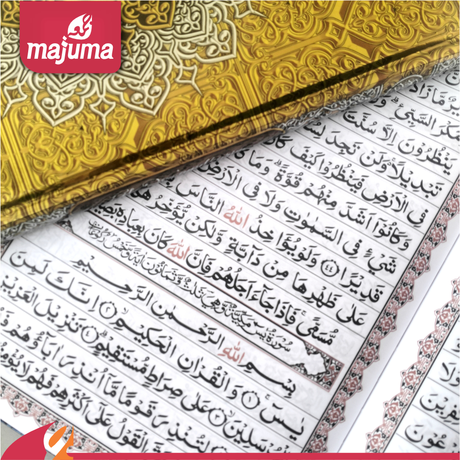 Alquran Besar Jumbo Tulisan Besar dan Tebal Untuk Lansia Ukuran A4 Tanpa Terjemah by Majuma