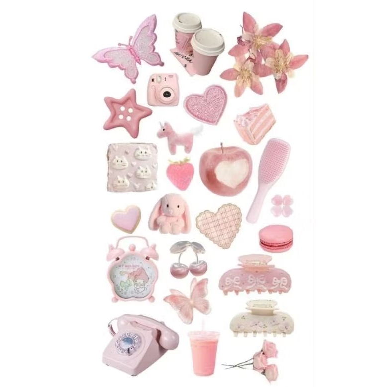 

STIKER AESHTHETIC SCRAPBOOK(bisa request gambar)