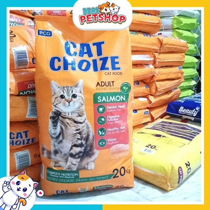Makanan Kucing Cat Choize Salmon Adult Orange 20kg 1 Karung