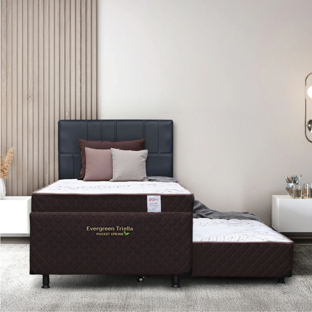 SPRING BED / MATRAS / KASUR CENTRAL 2IN1 3IN1 EVERGREEN TRIELLA POCKET SPRING