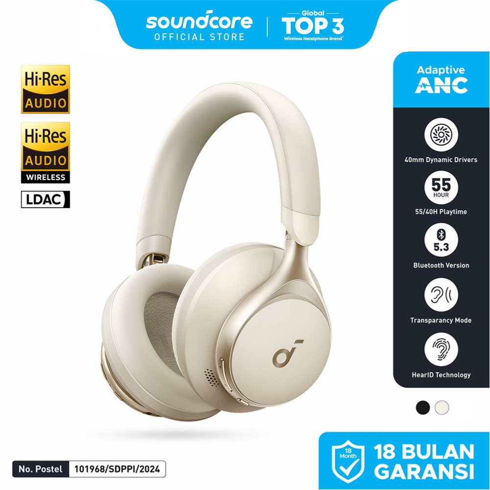 ( NEW LAUNCH ) Headphone Bluetooth Soundcore Space One - A3035