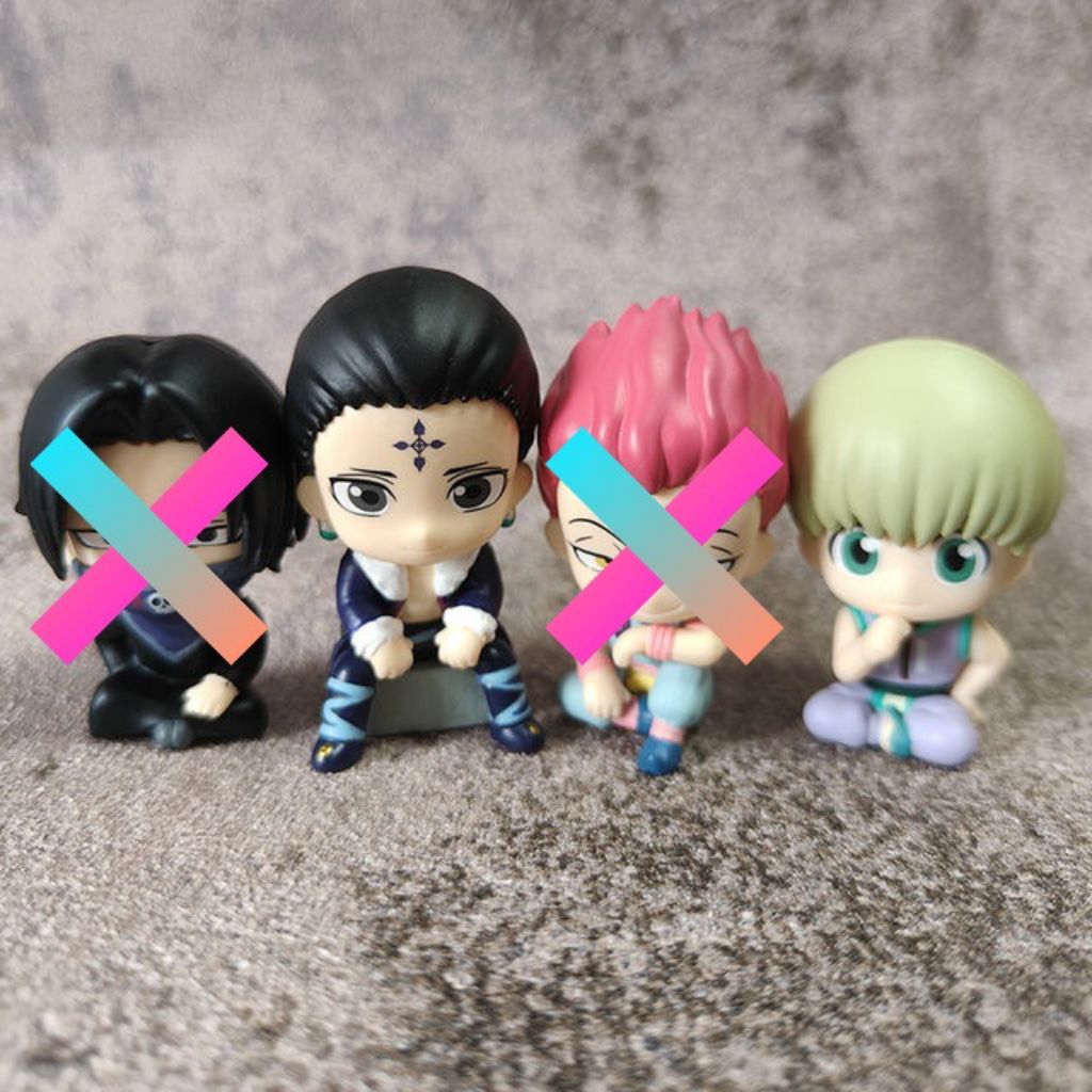 Figure Chrollo & shalnark Hunter x Hunter original Bandai