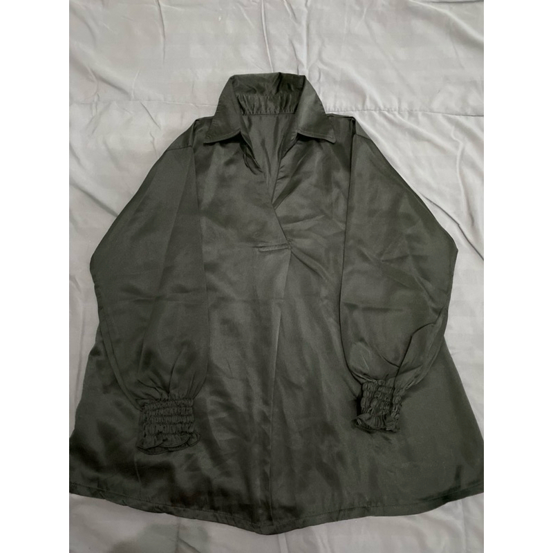 preloved blouse satin