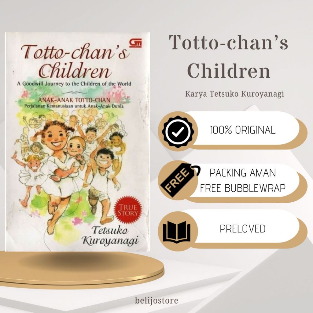 Jual Buku Toto Chan's Children Karya Tetsuko Kuroyanagi Anak Anak Toto Chan Preloved Original Murah