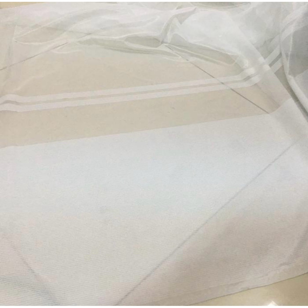 bahan kelambu / kain kelambu putih / kain vitrase putih minimalis