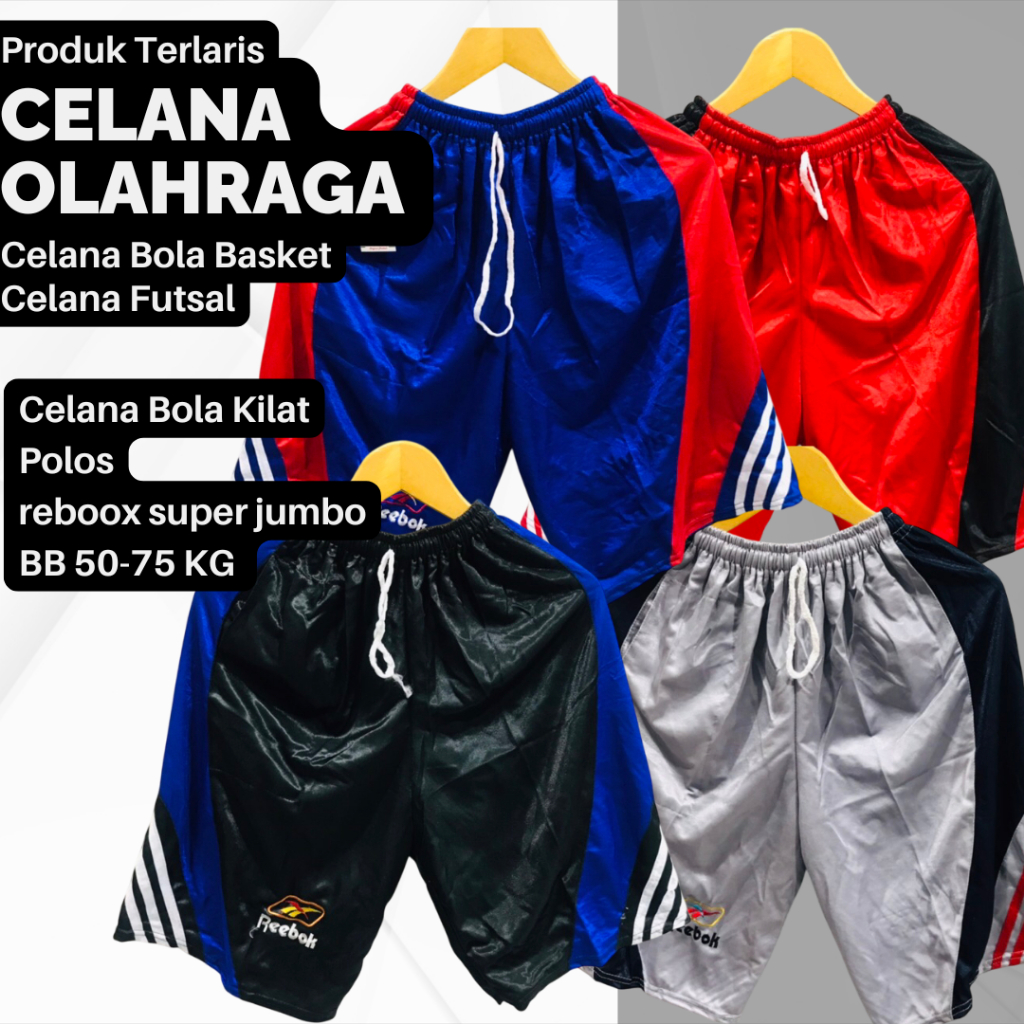 TERMURAH COD 110 DAPAT 5PCS | Celana Bola Basket BB 50-75 KG | Kolor Bola Reboox Fitness Sepeda gym 