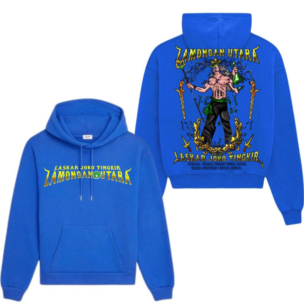 Hoodie laskar Joko Tingkir Lamongan utara - Hoodie laskar Joko Tingkir Lamongan utara warna hitam