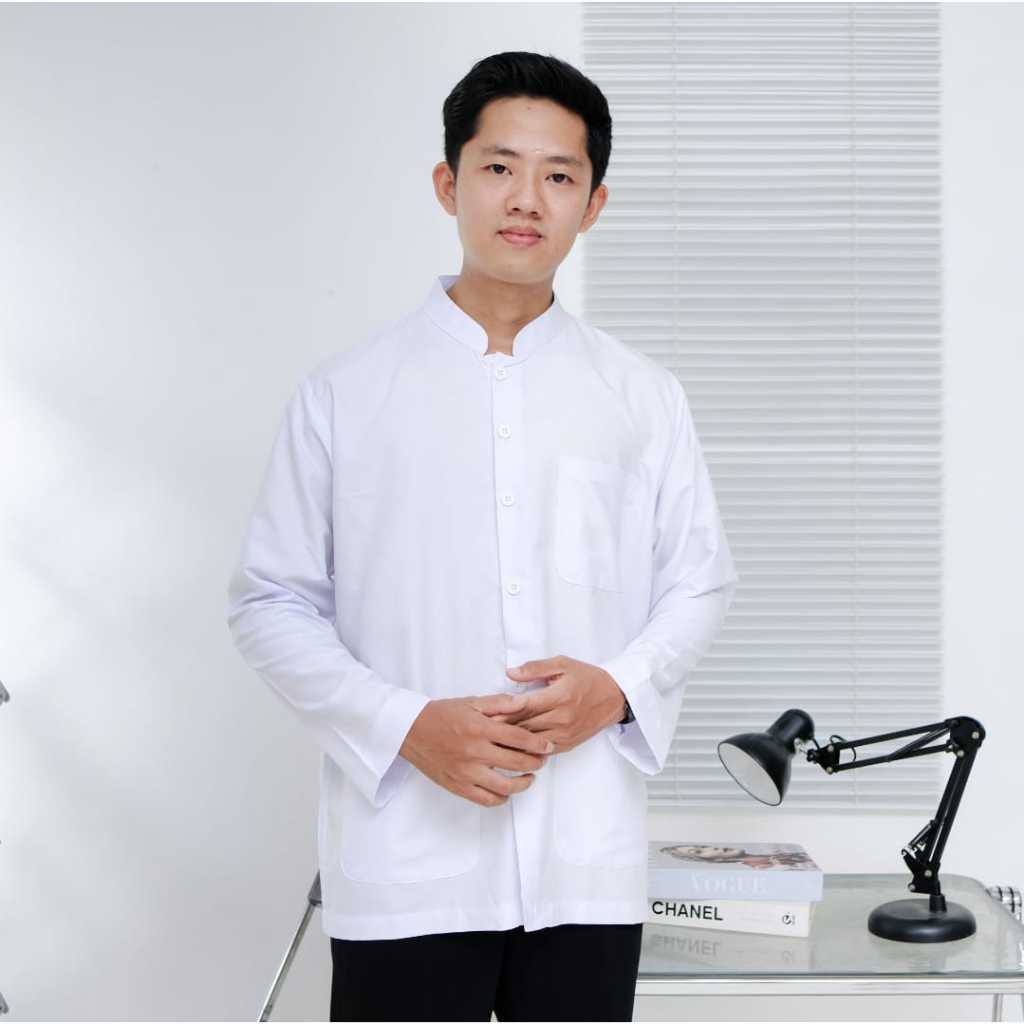 baju koko haibah polos habaib premium termurah