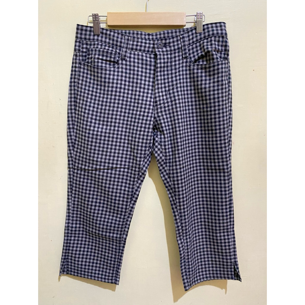 CELANA WANITA MOTIF KOTAK PRELOVED