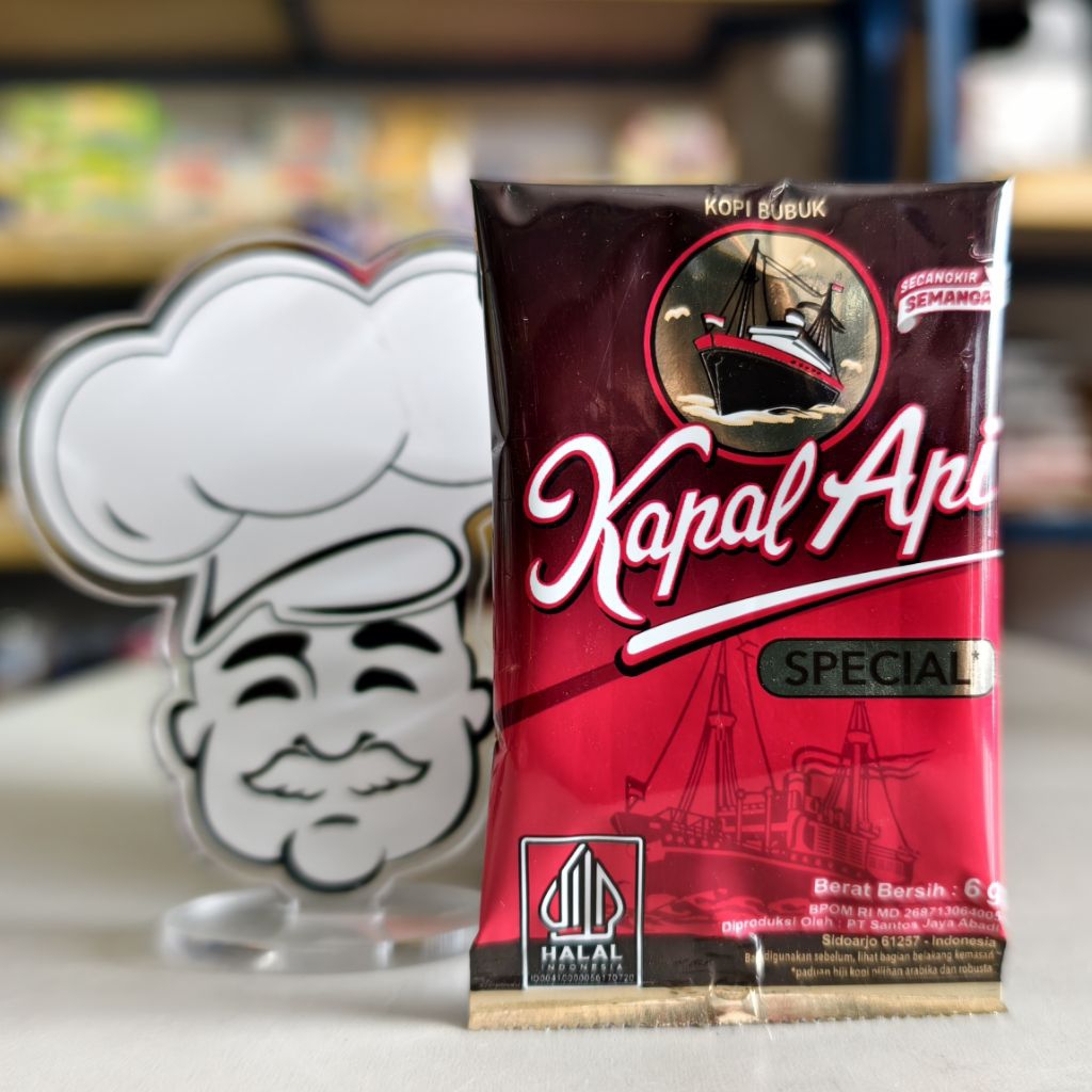 Kapal Api Bubuk Kopi 1 Renceng / Kopi Kapal Api Tanpa Gula 1 Renceng