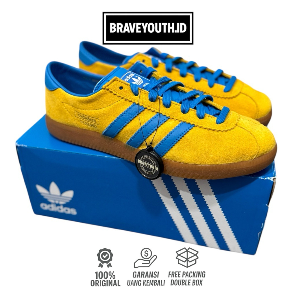 Adidas MALMO City Series Yellow Blue Original - EE5725