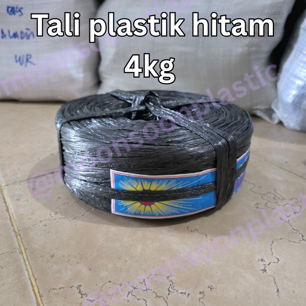 

(per pcs)Tali plastik hitam cap matahari per pcs/biji