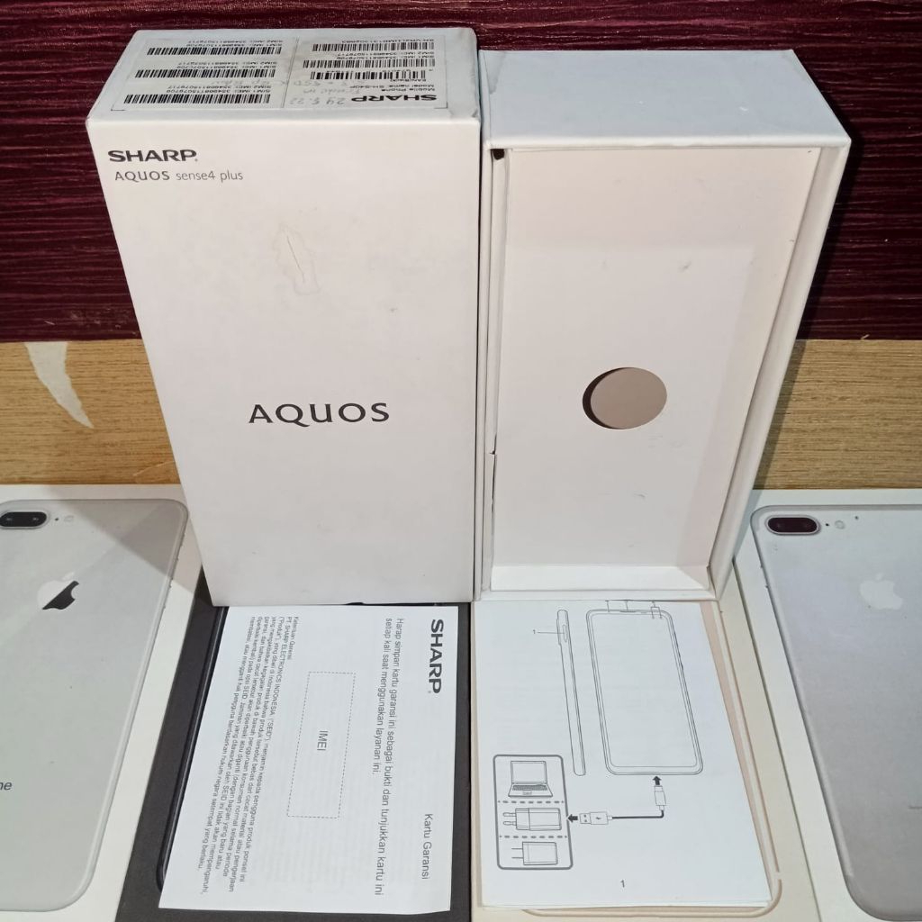 DUS/BOK/KOTAK HP SHARP AQUOS SENSE 4PLUS ORIGINAL ASLI
