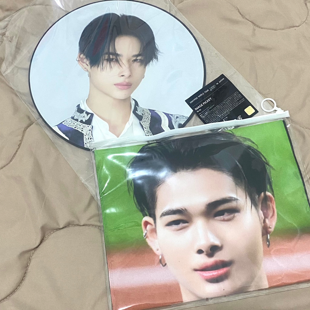 ENHYPEN ni-ki image picket fate+ in japan slogan mariners by ritracks | riki impick fate plus jp che