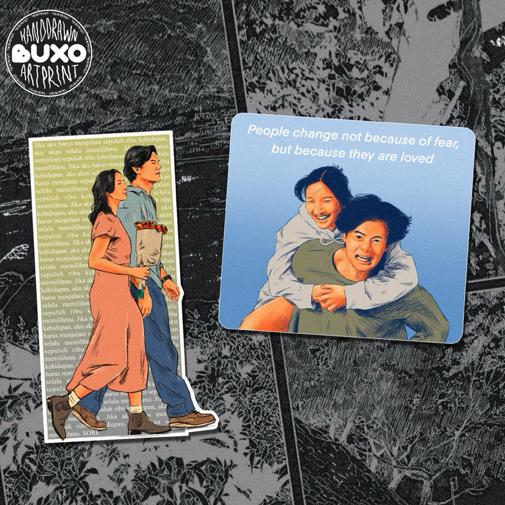 buxo - SORE vinyl sticker premium waterproof - film movie lucu unik aesthetic y2k aksesoris laptop g