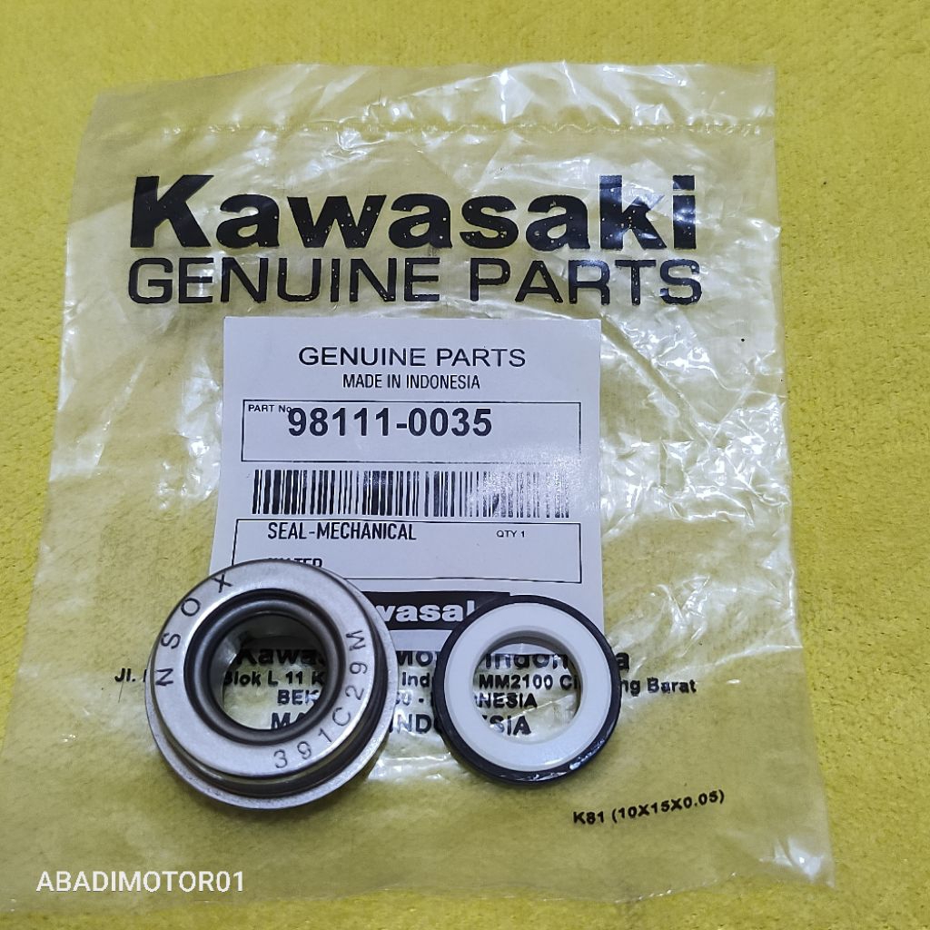 seal water pump ninja r,rr