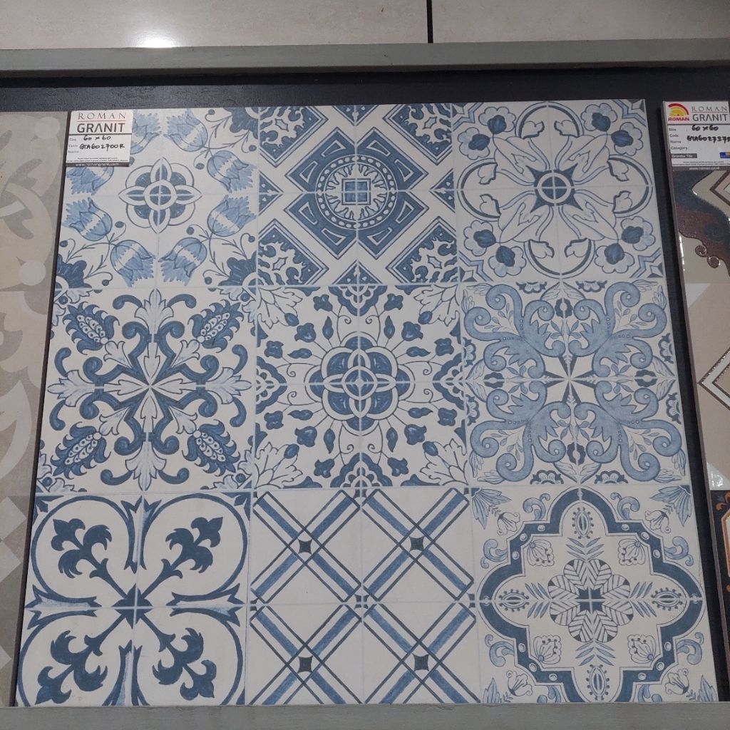 GRANIT MURAH 60X60 ROMAN GTA602700R DDUTCH BLUE / GTA602714R DDUTCH GREY MATT