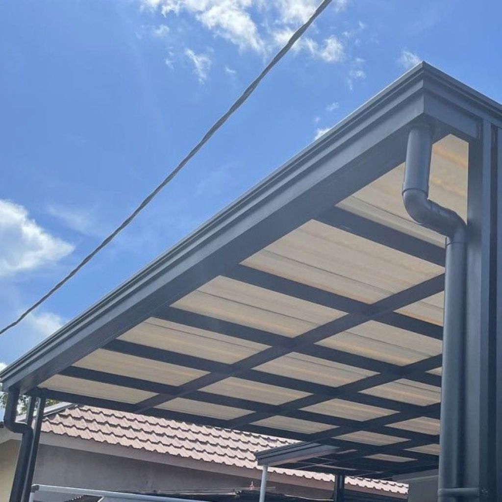 Kanopi atap alderon single