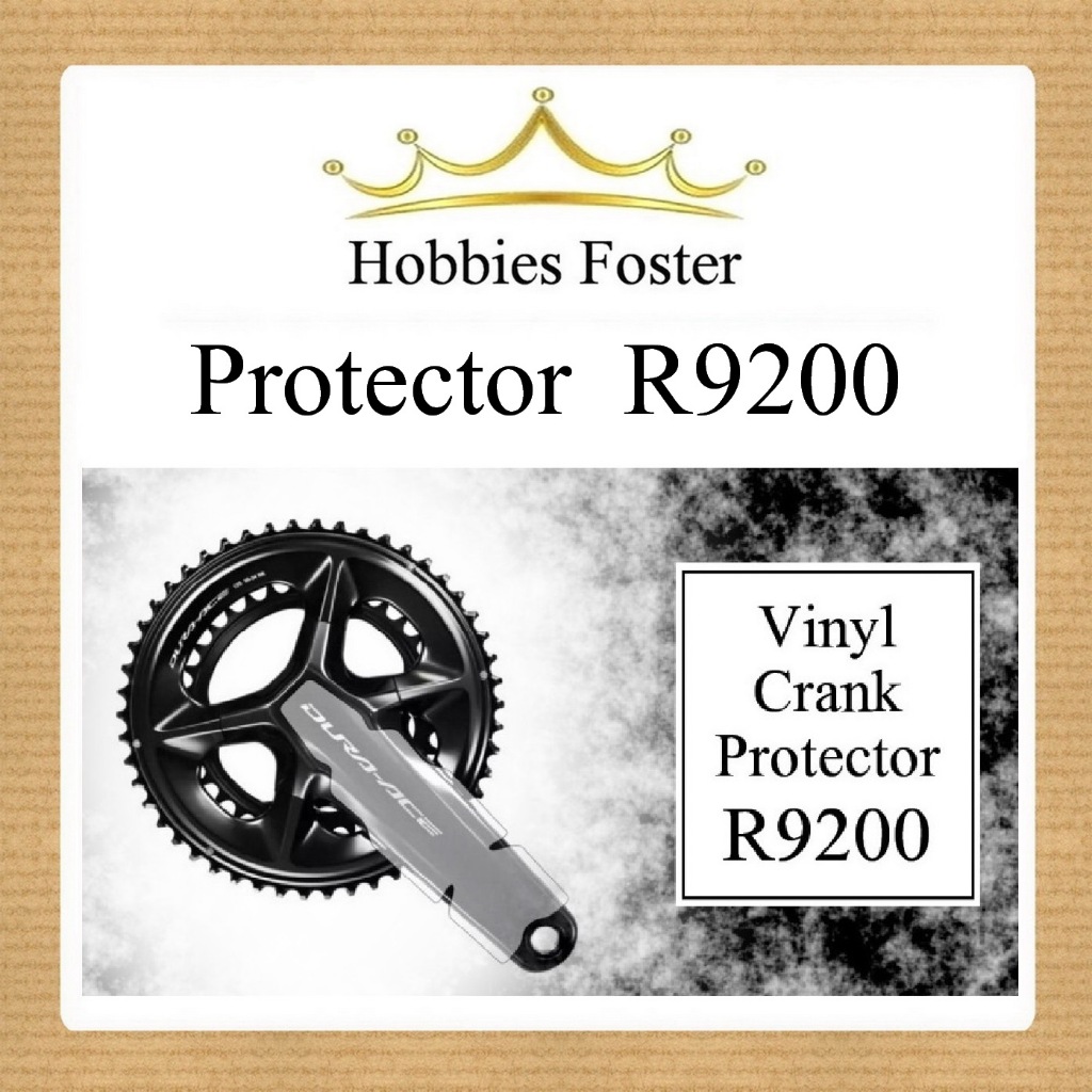 Crank Protector Dura Ace R9200 Vinyl Transparent Pelindung Crank Arm