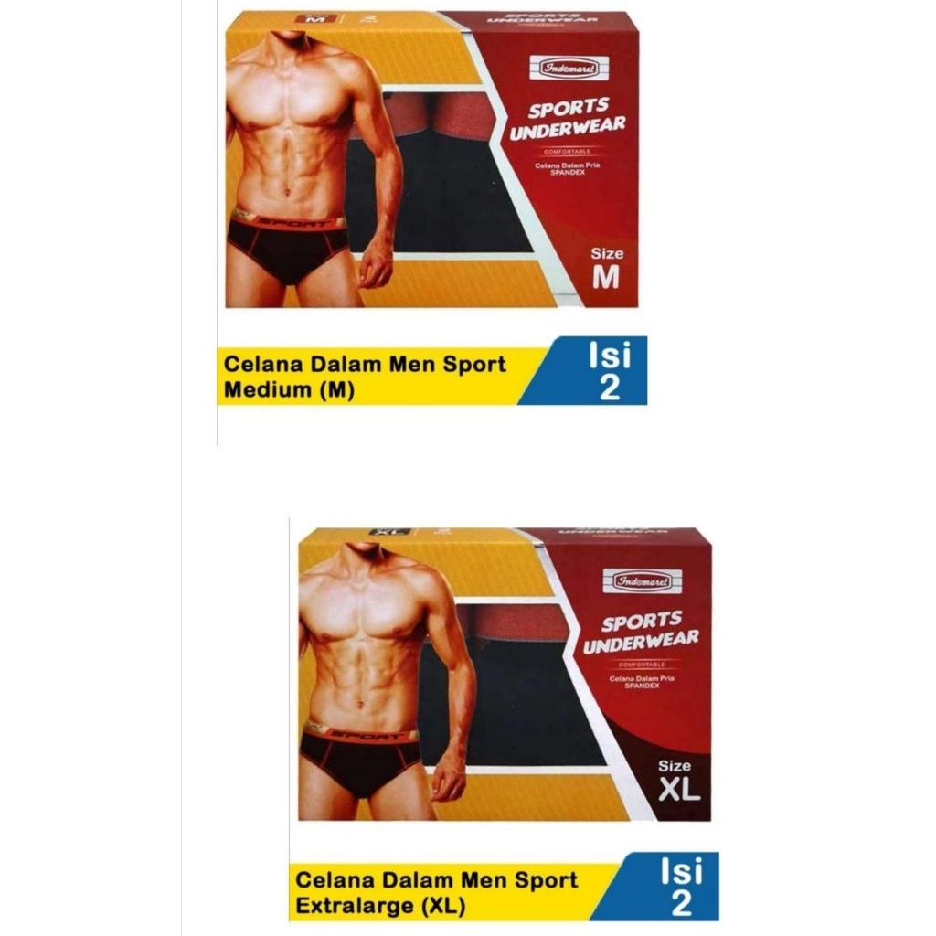 Celana dalam pria Indomaret  sport 2's