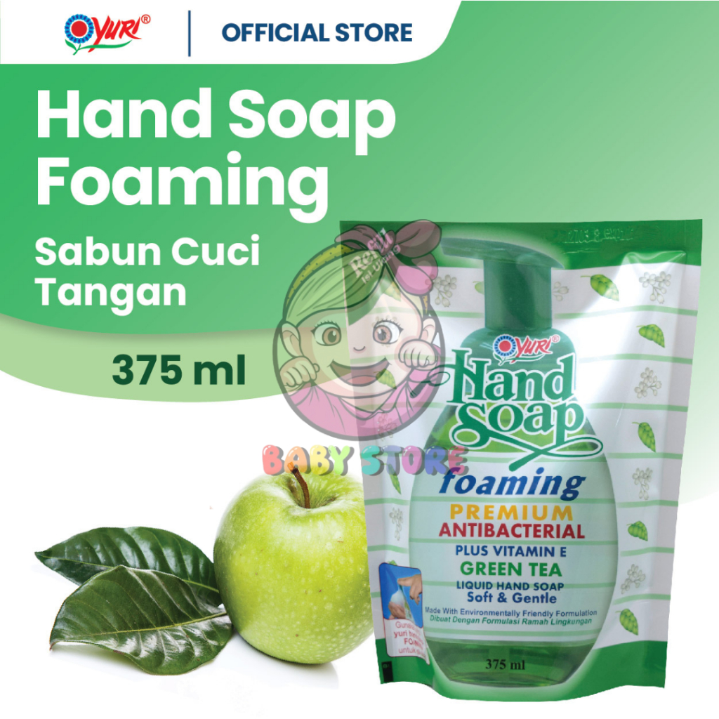 GROSIR Yuri Hand Soap 375ml - Yuri Sabun Cuci Tangan - Sabun Cuci Tangan Murah