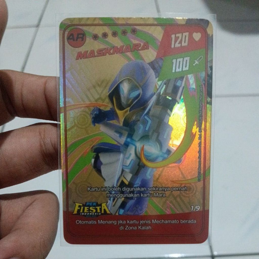 Pek Fiesta Indonesia 1/9 AR Maskmara - Monsta Galaxy Card Indonesia