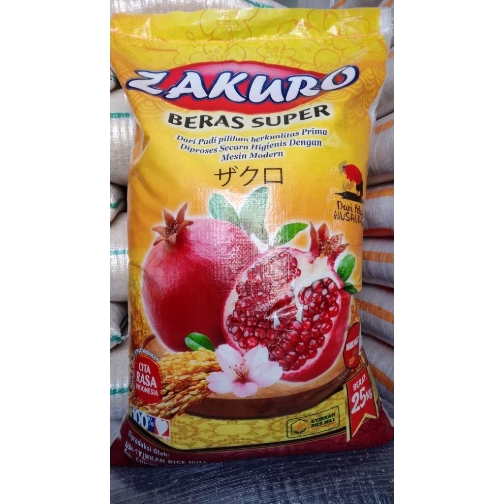 Beras Zakuro Super / Promo Beras Zakuro / Zakuro Beras 25kg