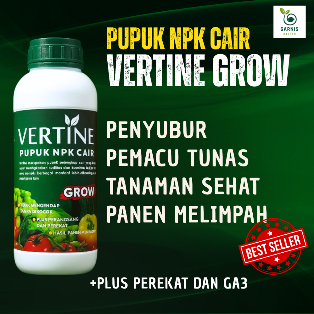Pupuk Daun Cair NPK Lengkap 1 Liter Penyubur Tanaman Perangsang Tunas dan Buah