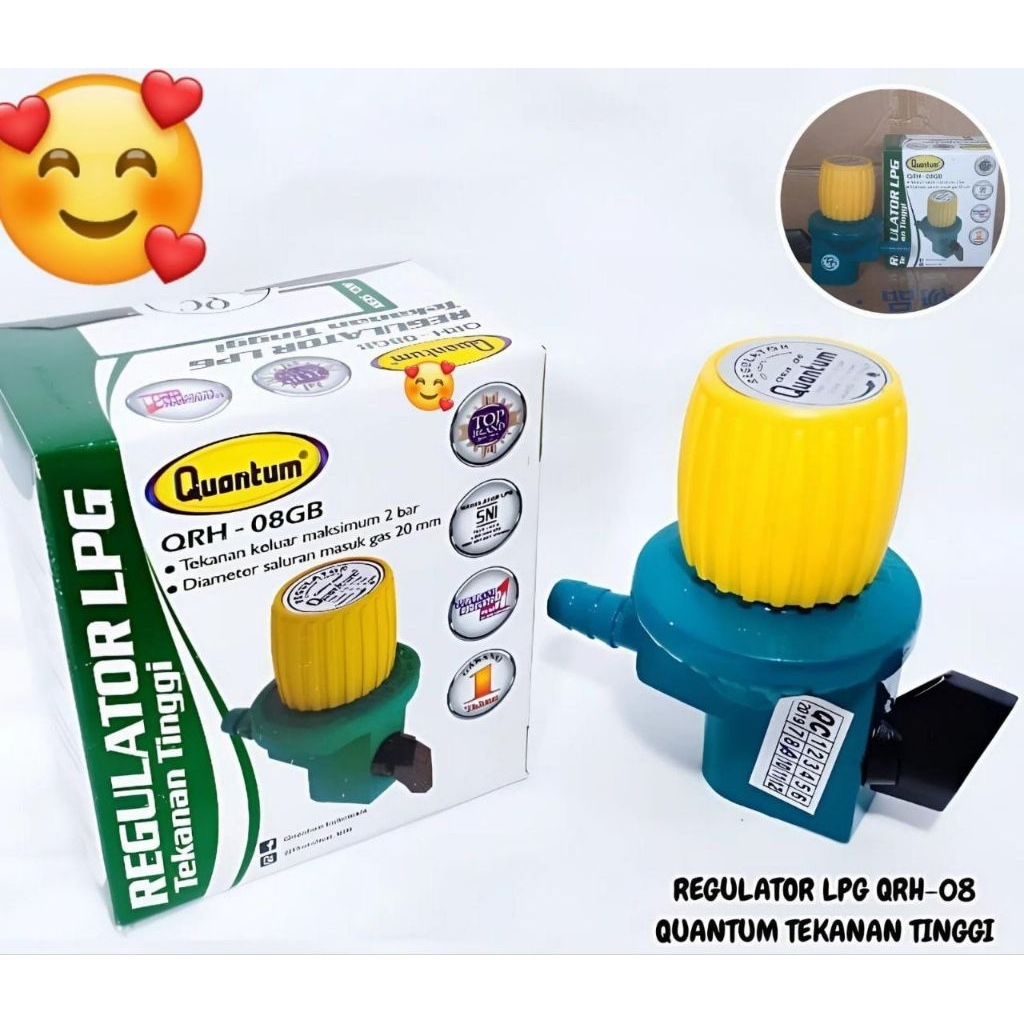 R️egulator LPG quantum REGULATOR QUANTUM|REGULATOR QUANTUM TEKANAN TINGGI QRH-08GB