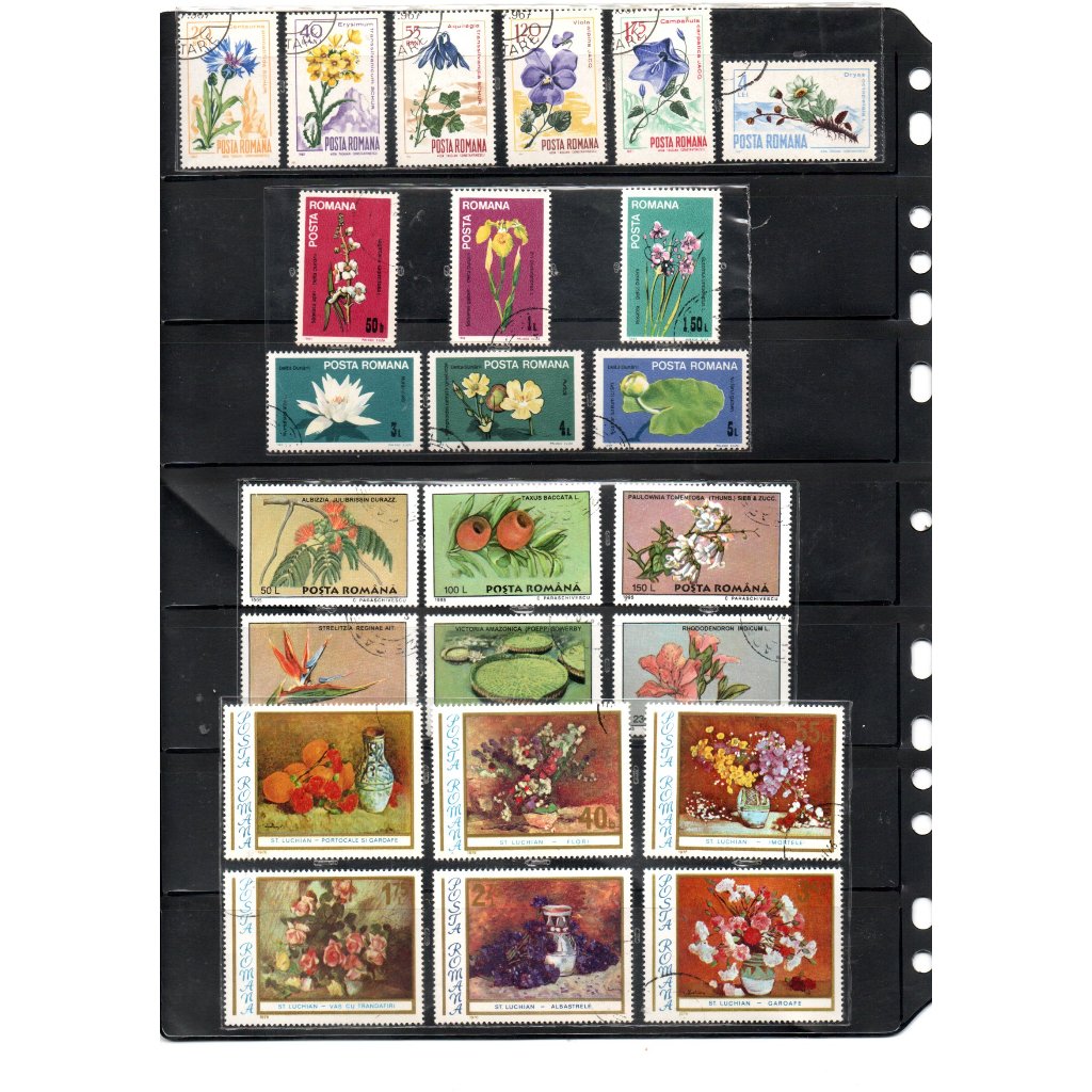 Prangko tema bunga used 111