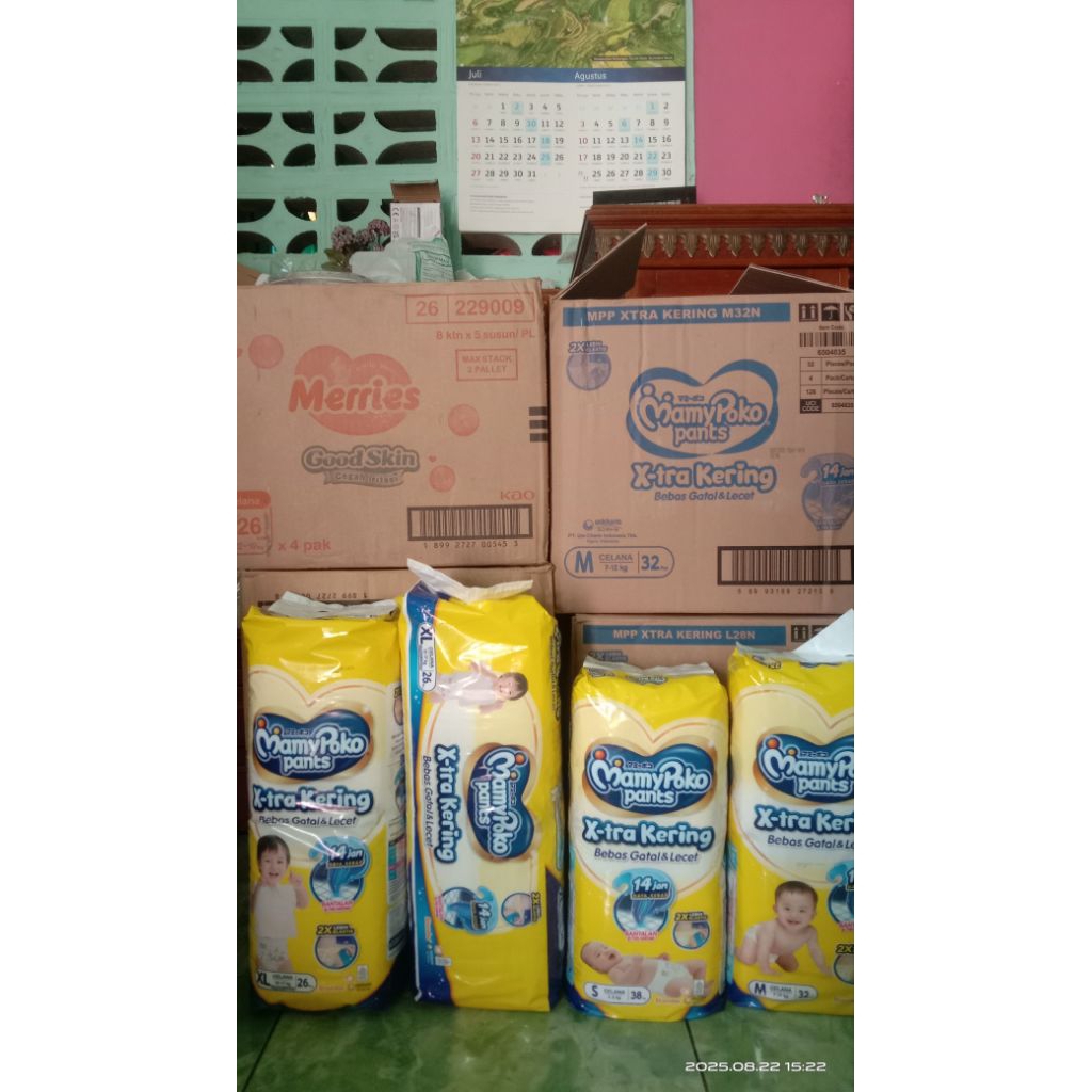 Pampers Mamy Poko S, M, L