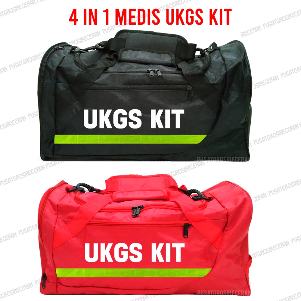 4IN1 UKGS KIT Jumbo Medical Bag Travel Tas Medis P3K Ransel Jinjing Handbag Tas Kesehatan P3K