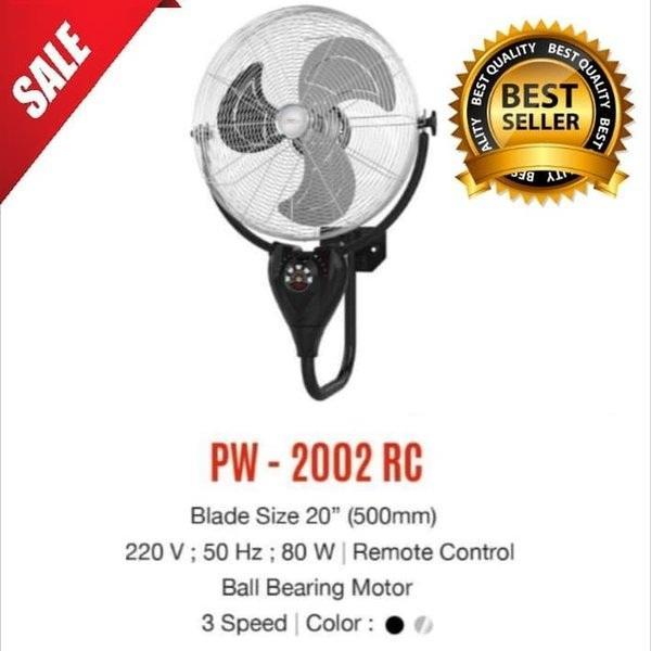 MASPION POWER FAN PW 2002 RC 20 INCH 80 WATT GARANSI RESMI