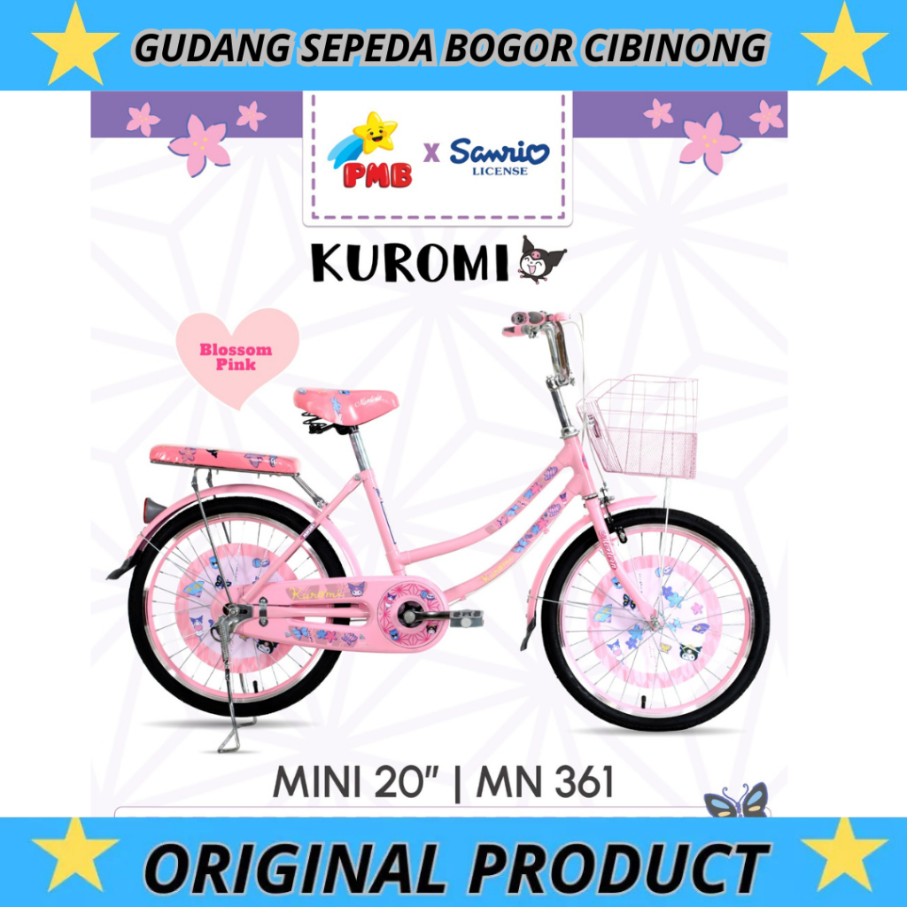 Sepeda anak 20 MINI PMB KUROMI