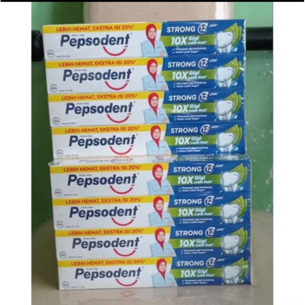 Pepsodent 75 gr+15 gr (Paket isi 6)