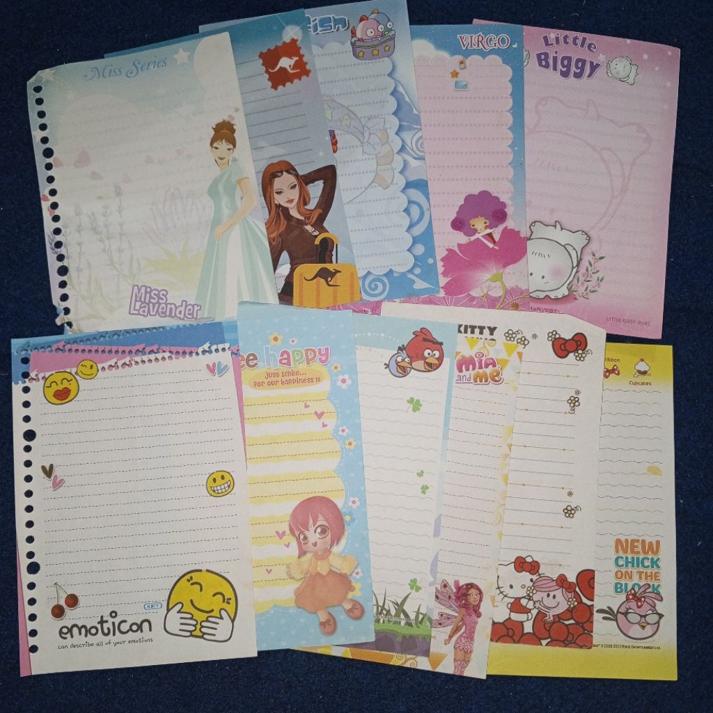 [ MINIMAL ORDER 5 LEMBAR — VOLUME  ] KERTAS FILE BINDER A5 20 RING NON HARVEST TIPIS LOOSE LEAF ISI 