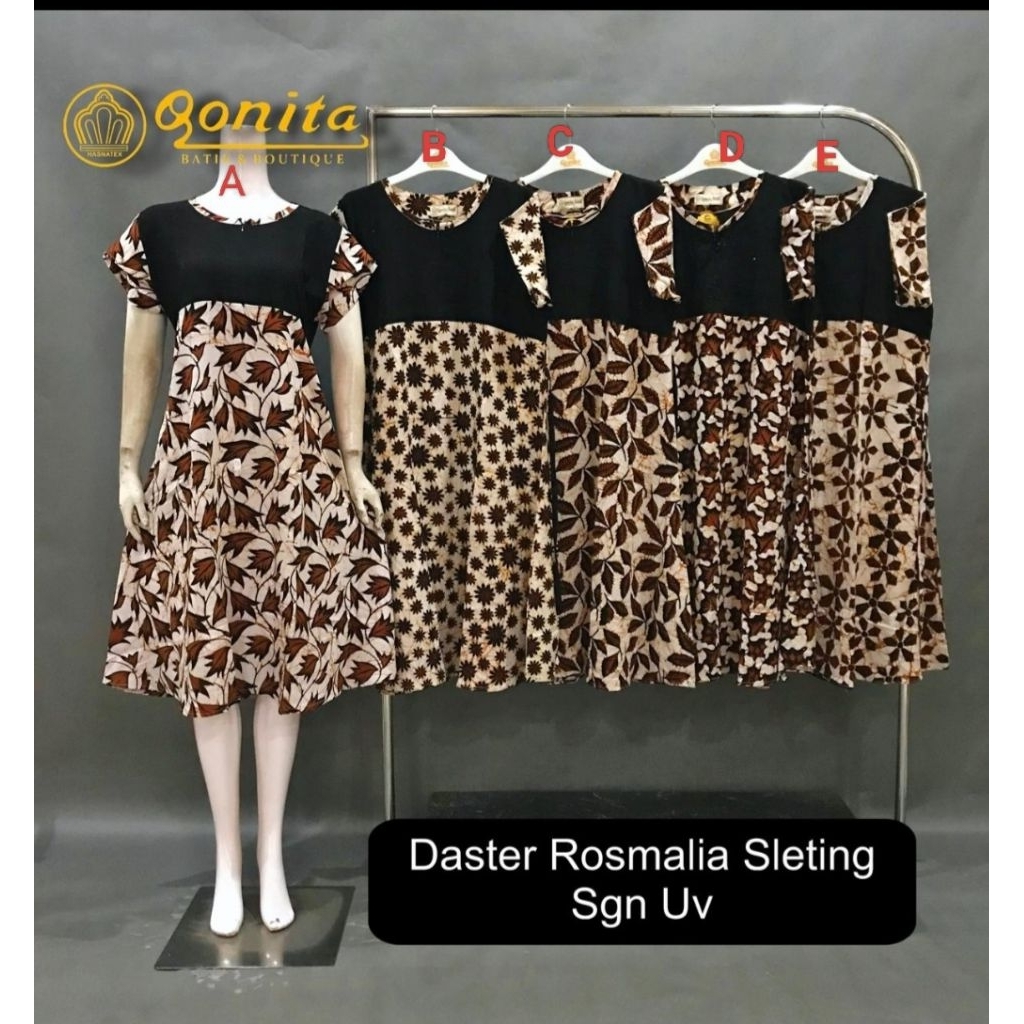 daster Qonita batik busui sogan (ld 105/113)