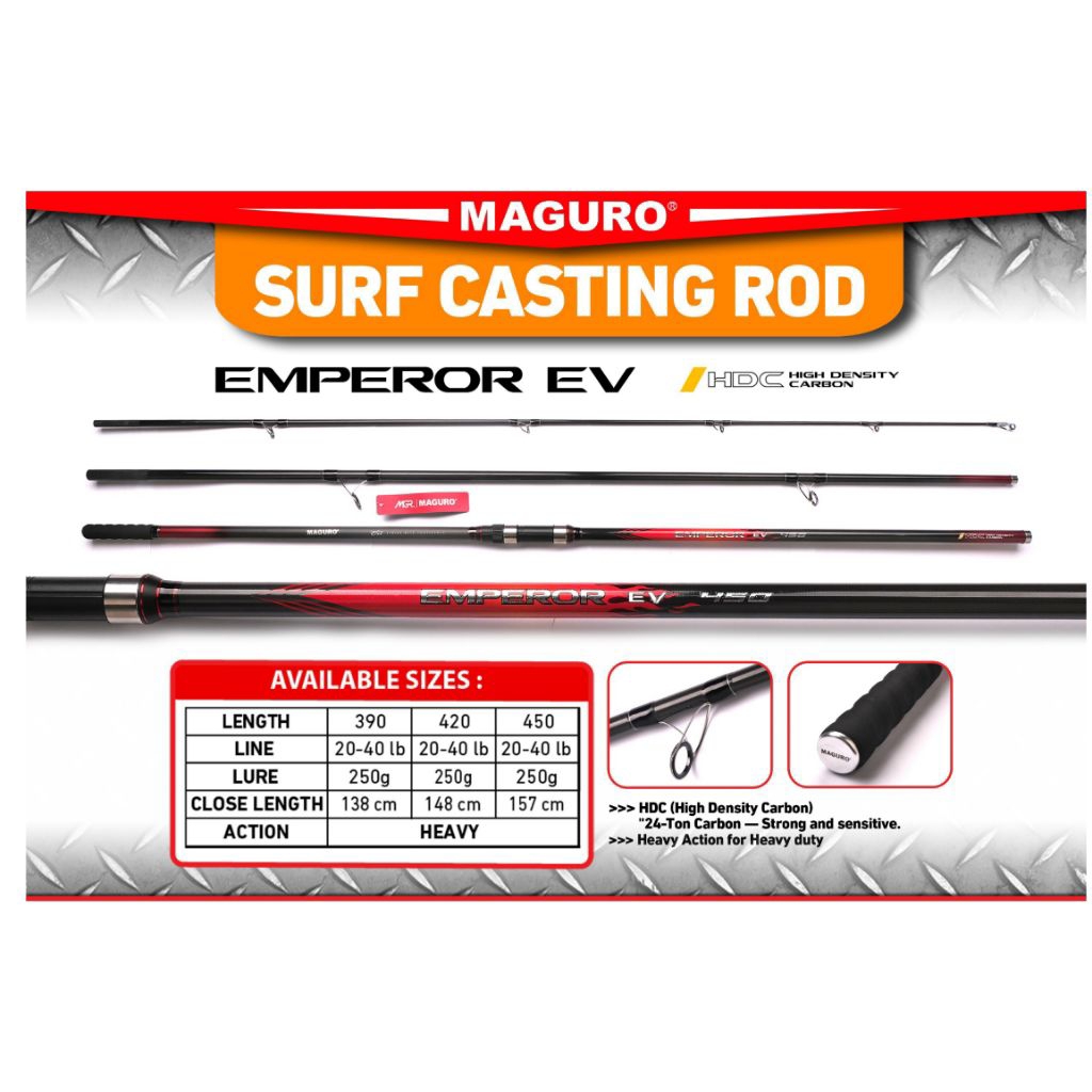 Joran Maguro EMPEROR EV | 390 | 420 | 450 | JORAN SURF CASTING | JORAN PASIRAN