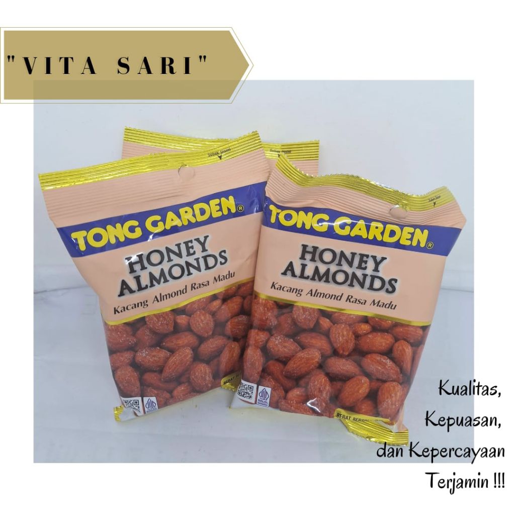 [IMPORT]/TONG GARDE/HONEY ALMONDS/KACANG ALMON/ALMOND MADU/KACANG ALMOND RASA MADU 35gr