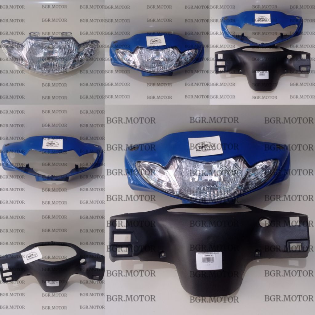 BATOK DEPAN BELAKANG SMASH 110 LAMA LAMPU DEPAN SMASH 110 LAMA BIRU