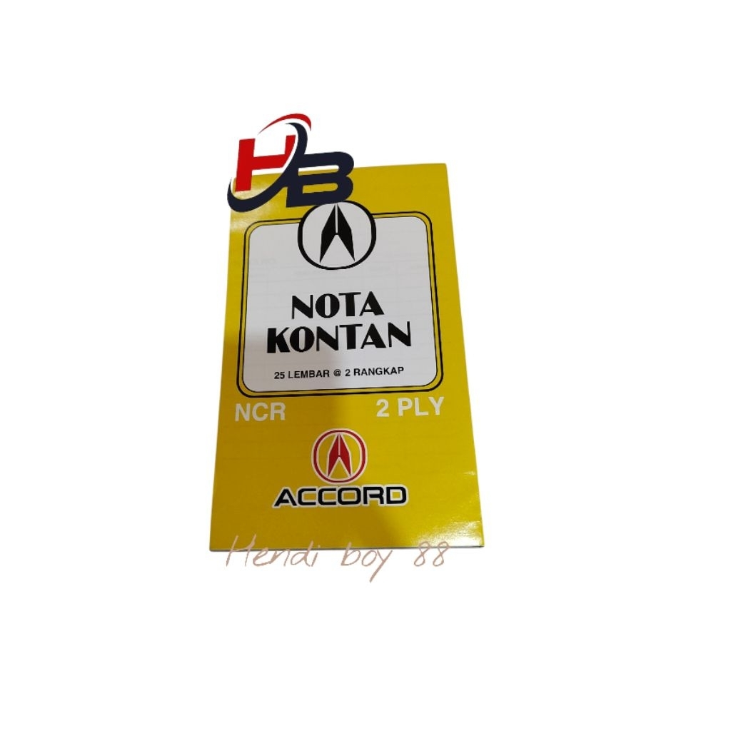 

NOTA KONTAN 2 PLY PER PCS