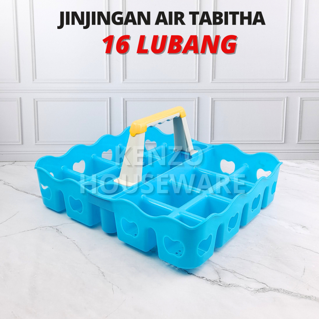 Keranjang Air Minum Jinjing Rak Tempat Penyimpanan Aqua Gelas Serbaguna